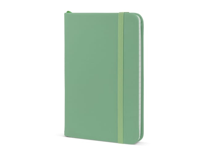 Carnet personnalisable A6 rPET / PU Vert olive